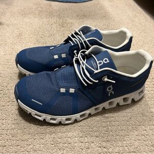 On Running Navy/Denim and White Sneakers